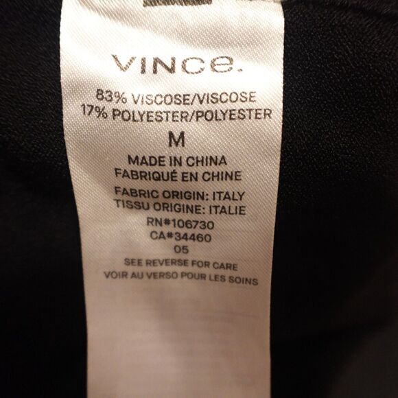 Vince Women M Skirt Midi Knit‎ Pencil Black Pull On - Picture 6 of 8